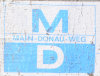 Wanderschild Main-Donau-Weg Nördlingen