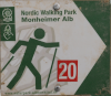 Wanderschild Wanderschild Gansheim - Nordic Walking 20